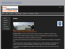 Tablet Screenshot of industrialcoaters.net